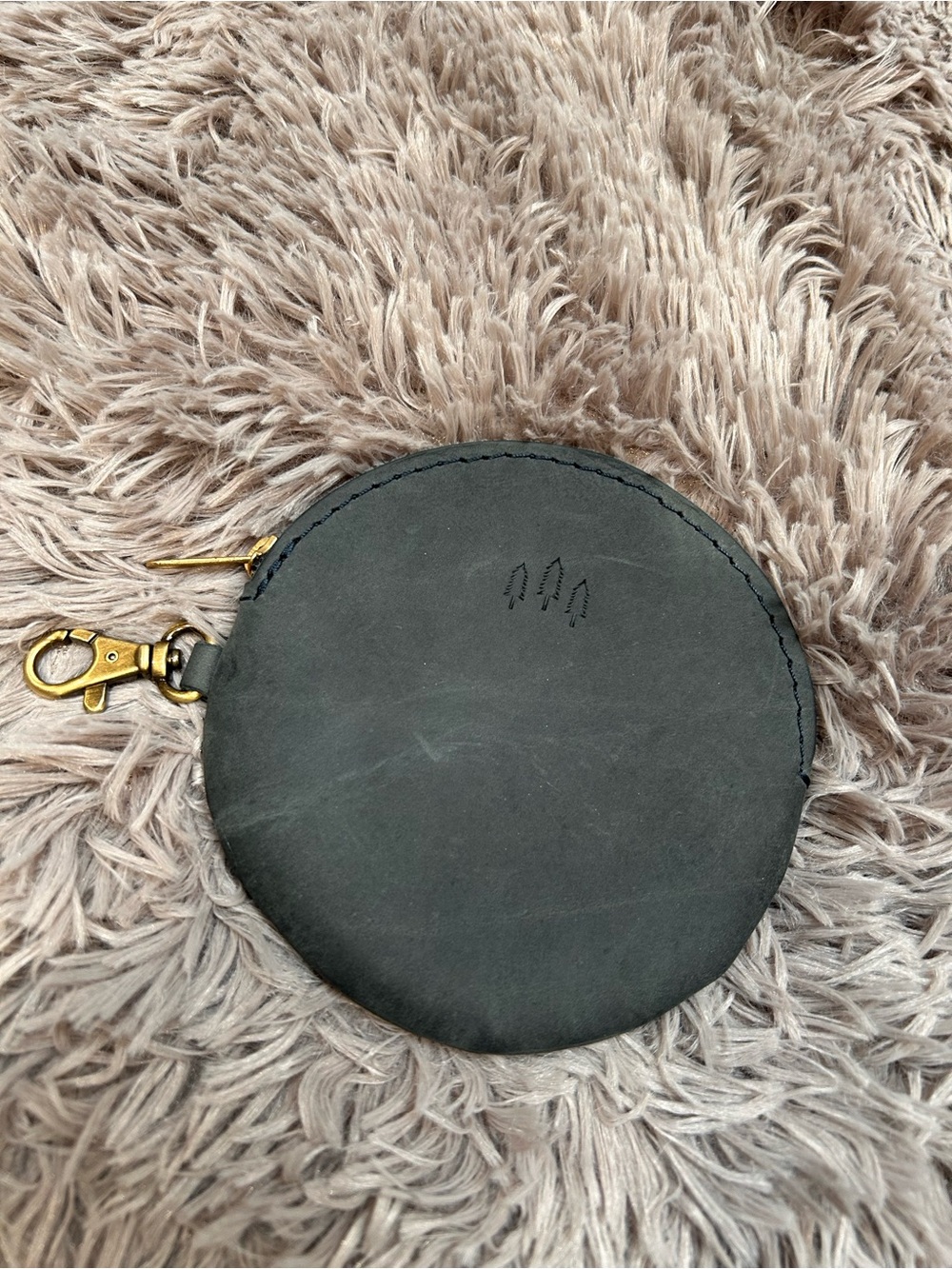 Portland Leather Goods Gordita Pouch in Storm